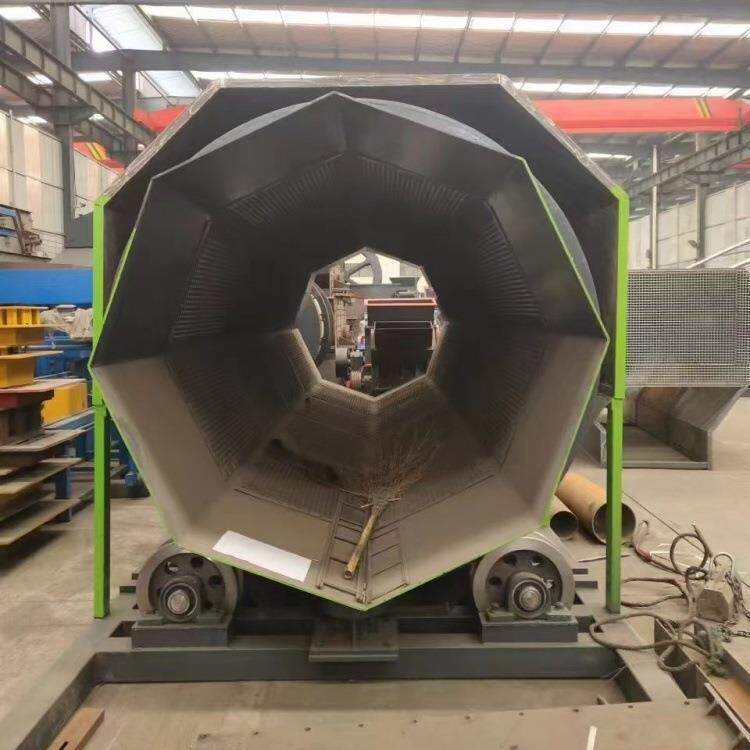 直线震动沙石分离机全封闭无轴滚筒筛沙场移动式滚筒筛沙机