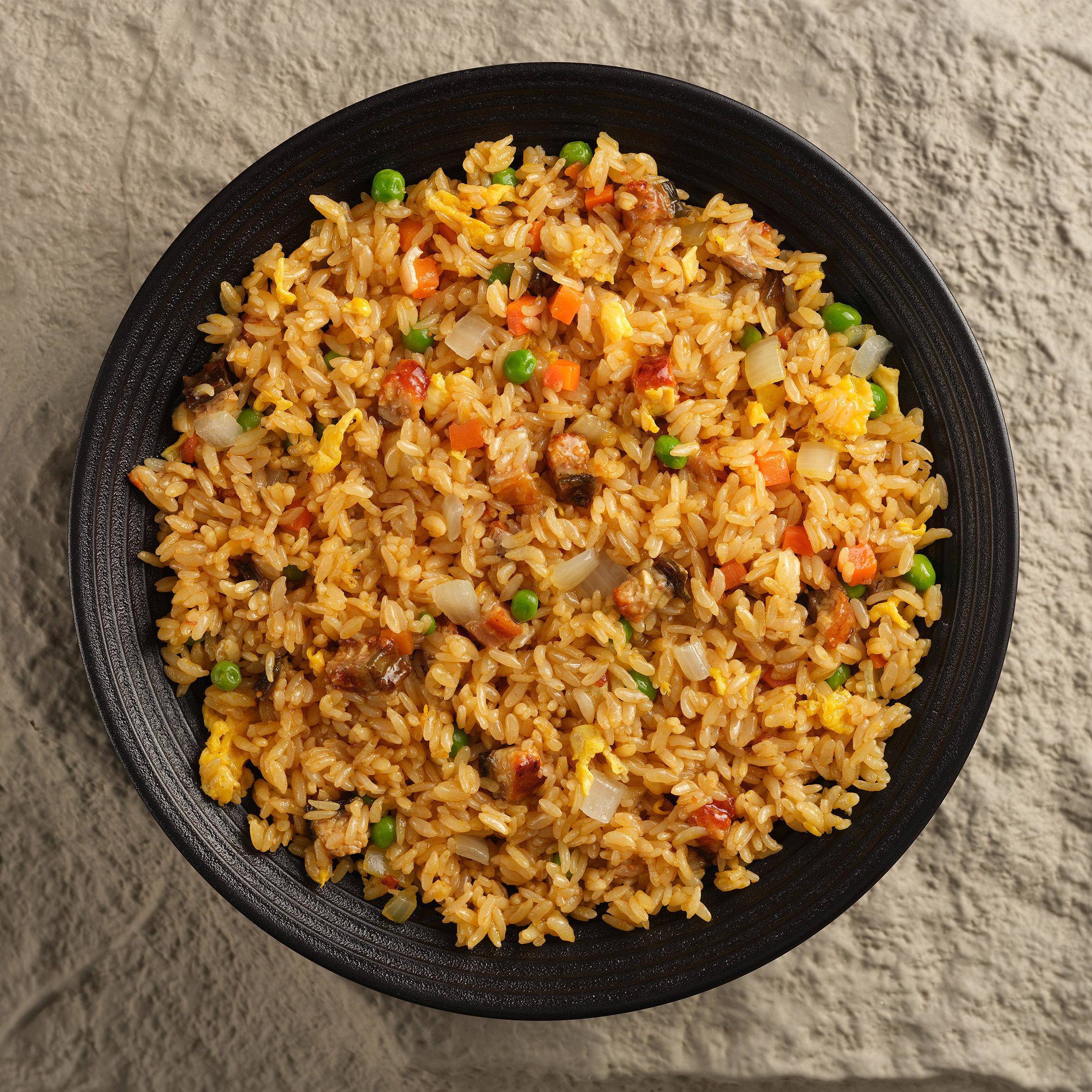 新货聚口福蛋炒饭冷冻半成品商用菠萝扬州炒饭食材酒店预制菜加热