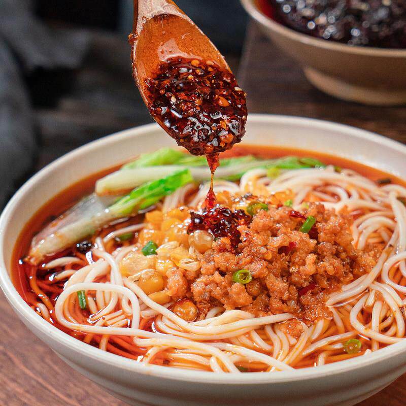 重庆特产鸳鸯火重庆小面麻辣味五人份765g非油炸带调料大骨汤袋装
