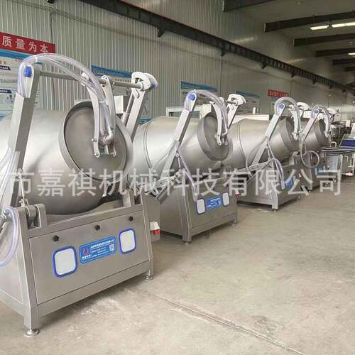 白条鸡鲜鱼肉腌制设备全自动真空腌制机设备不锈钢猪肉滚揉机