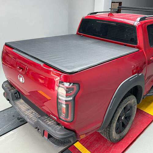 猛禽F150坦途/HILUX/ranger/DMAX/L200皮卡车改装后箱盖软三折叠