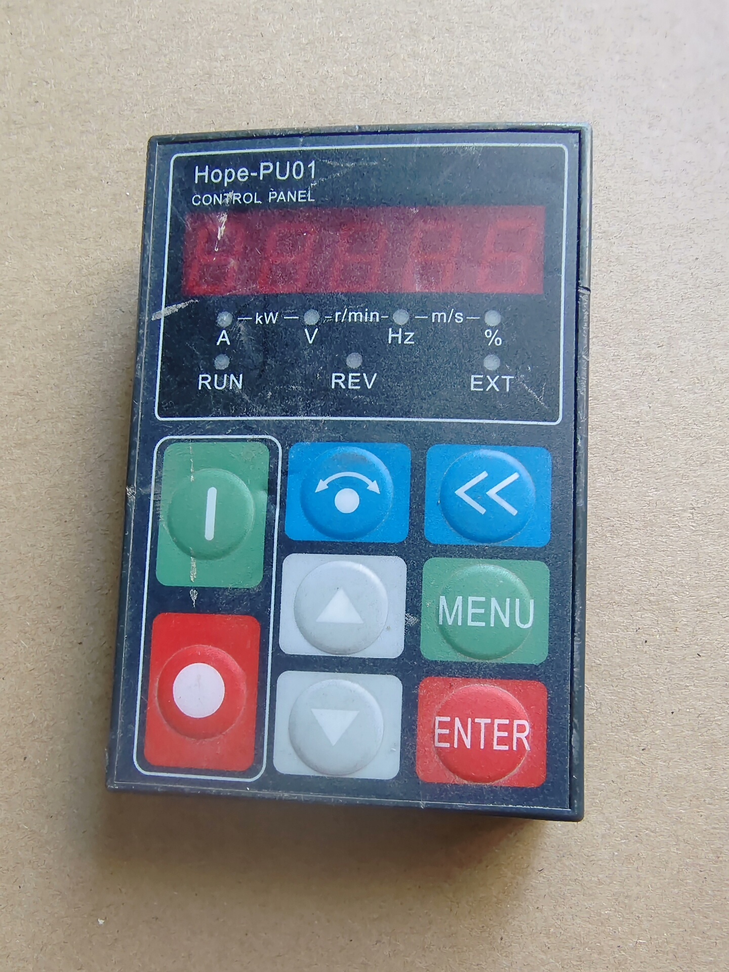 森兰变频器面板。Hope-PU01。二手拆机功能包好成色如图
