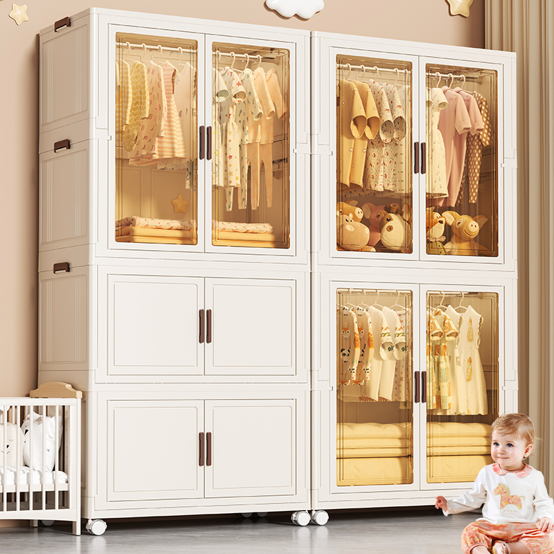 新免安装简易衣柜家用衣服收纳柜子储物小衣橱儿童卧室出租屋柜子