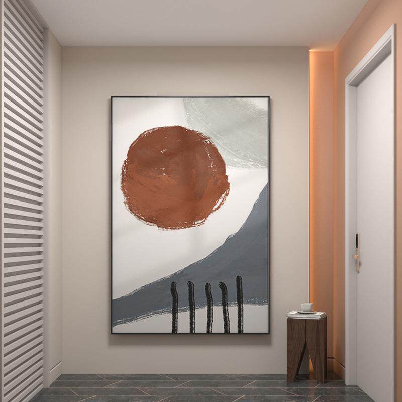 新款直销现代轻奢极简入户玄关装饰画走廊过道挂画客厅沙发背景墙