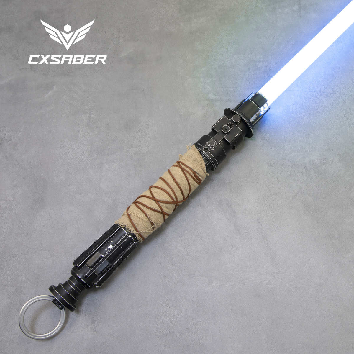 CXSABER失落秩序布恩凯蒂斯光剑金属手柄收藏级像素款原力激光剑