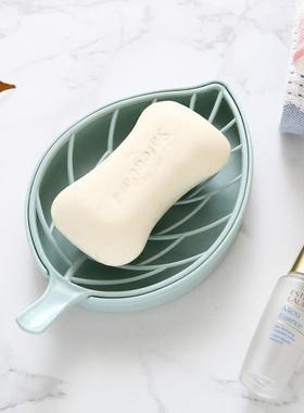 Double-layer water-draining soap dish, suitable for bathroom