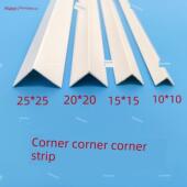 Pvc白色光亮直角l型免打孔边角保护条客厅边角阳光边角线保护条封