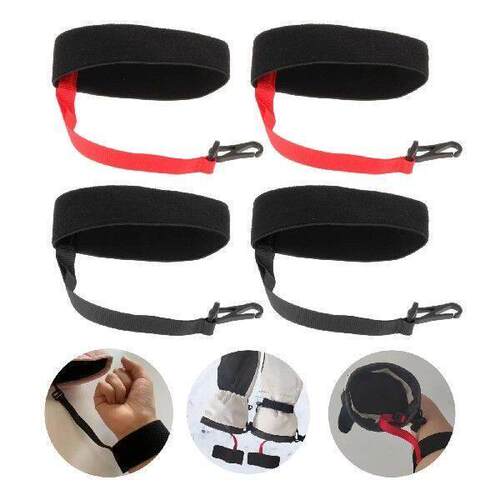 2x Ski Glove Wrist Strap Glove Holder Sport Glove Strap