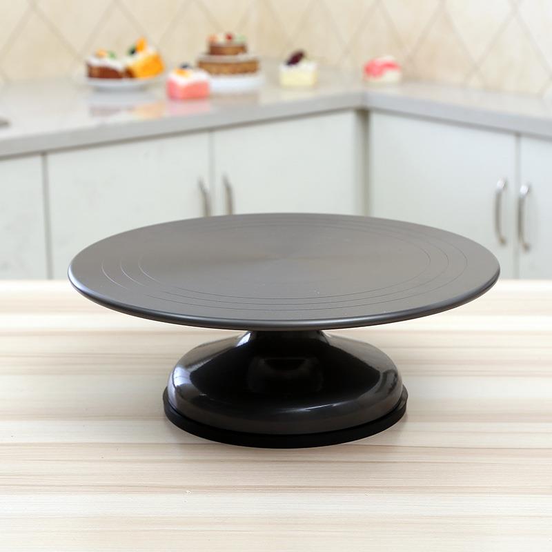 蛋蛋糕台工裱架花台铝转盘MK1013铝合金转盘铸铁糕转盘烘焙具