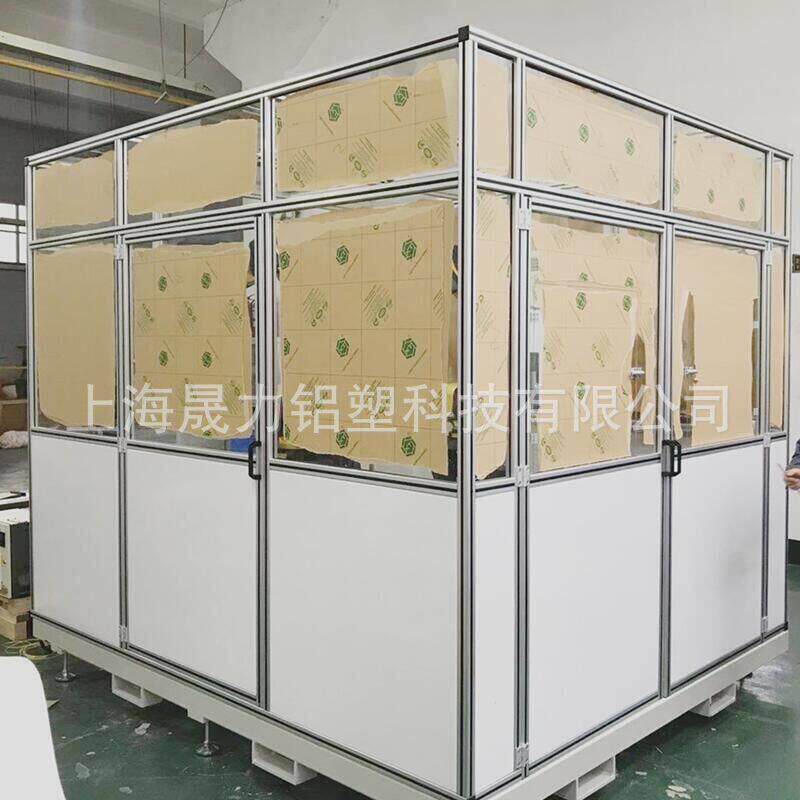 铝型材框架防护罩工业隔音罩子设备钣金防护罩图片