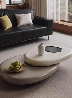 嘉设几计师鹅约卵石旋转茶极简意式客厅GSU家现代创意简异用形小