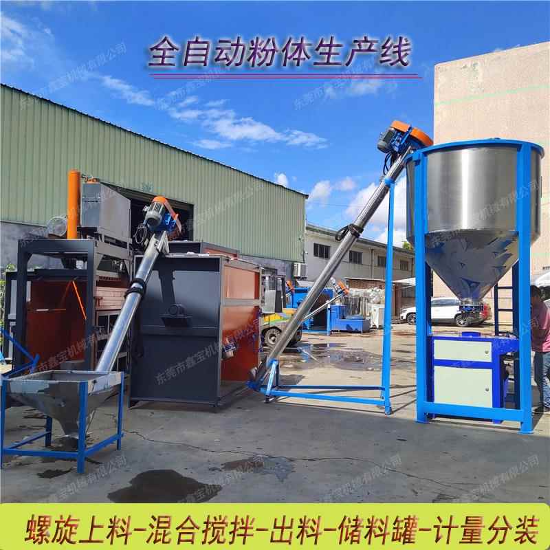 成都减脂代餐粉XB-050搅拌机全生自动计量粉体产线现东莞厂家货热
