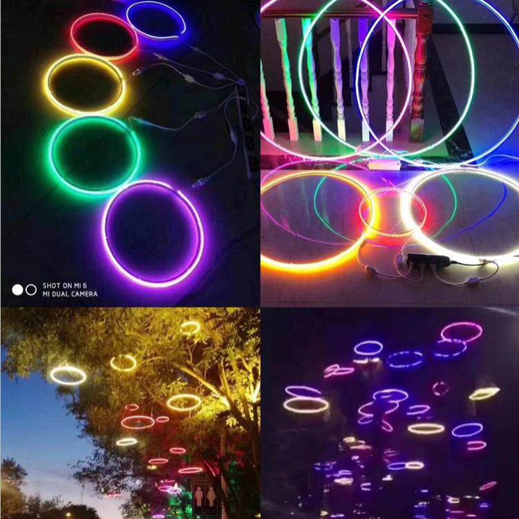 LED树灯发圆圈光圈节日节日灯串