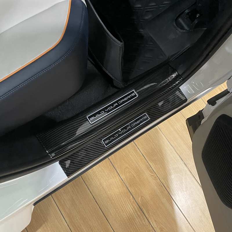 比亚迪宋Plus EV DMI 改装专用 碳纤维迎宾踏板 后护板 内门槛条