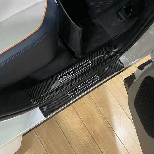 迎宾宋  内门护板槛条后比亚迪plus 改装ev踏板 碳纤维dmi专用