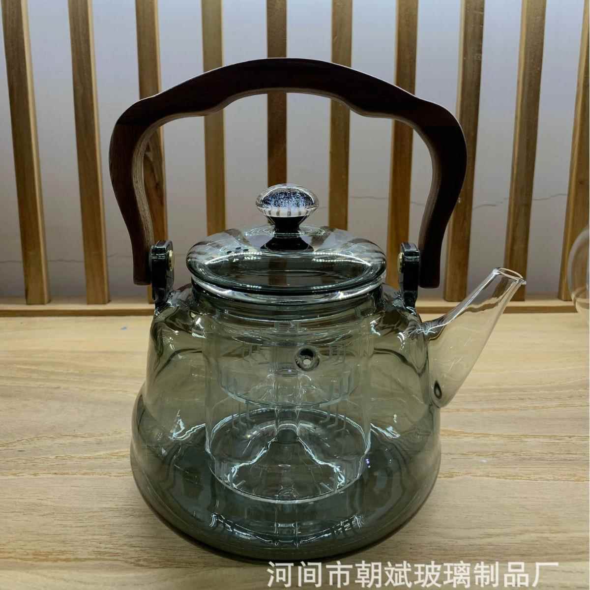 提梁壶加LM12138用厚耐生高温玻璃大容量蒸煮两器电陶炉家用茶养