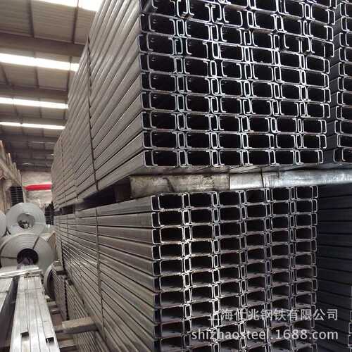 大规格厚壁C型钢檩条 钢卷板折弯直出U型钢C型钢50*50-350*350