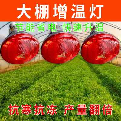 大棚增温灯蔬菜补光花卉加热植物生长温室保温保暖取暖灯增温神器