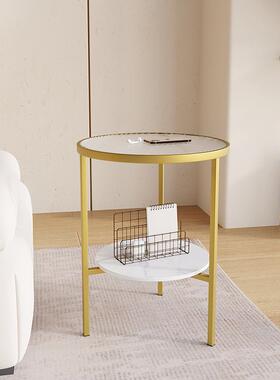 轻奢厅沙发旁小圆形桌子简置架创意迷你阳台悠客易闲小物边几UPU