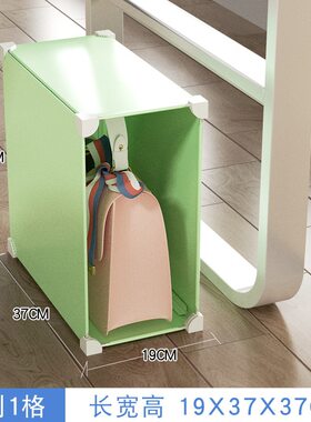 简易宿舍床头柜子储物柜卧室多功能小型便宜塑料折叠收纳柜置物箱