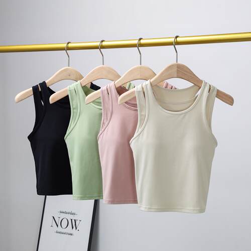 Yoga clothes, vest, women's one-piece sports bra, running