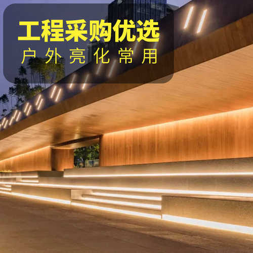 工程超亮灯带照明led亮化220V高楼酒店房子户外桥梁公园景观装饰