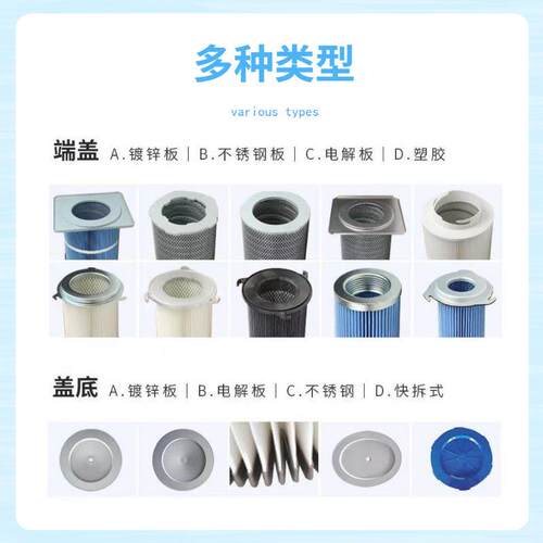 克滤斯过瑞滤TEP工业除尘芯替代花板孔除滤筒尘褶式滤芯