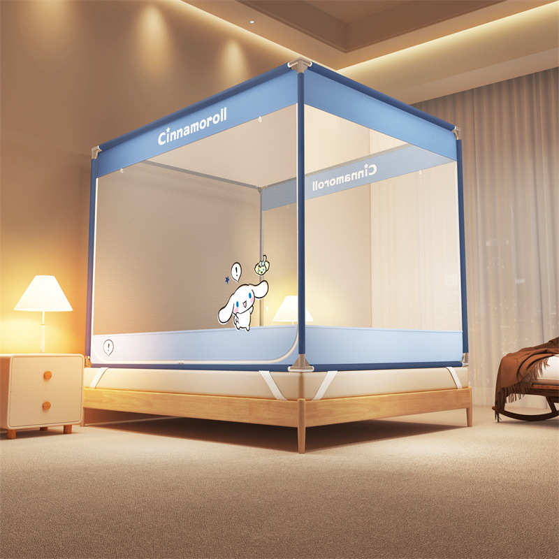 摔蚊帐加厚防尘免防蚊帐顶儿童夏季大方新款24透气安装帐坐