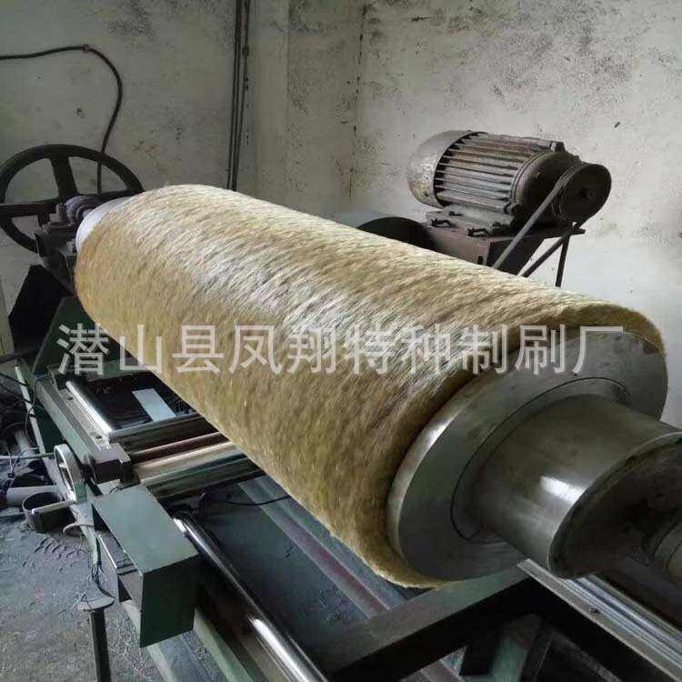 厂家生产直销钢丝除锈辊刷 抛光钢丝辊刷 不锈钢丝棍刷
