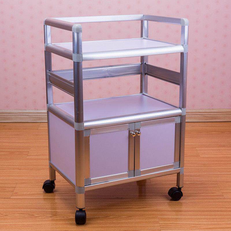 包邮防水美容工具车美发小推车美甲小整体橱柜医疗推美容车铝合金