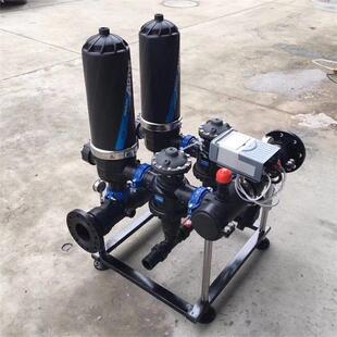 农业全自动反冲洗叠过器3寸寸灌POW溉水处4滤理离心砂石叠片片过