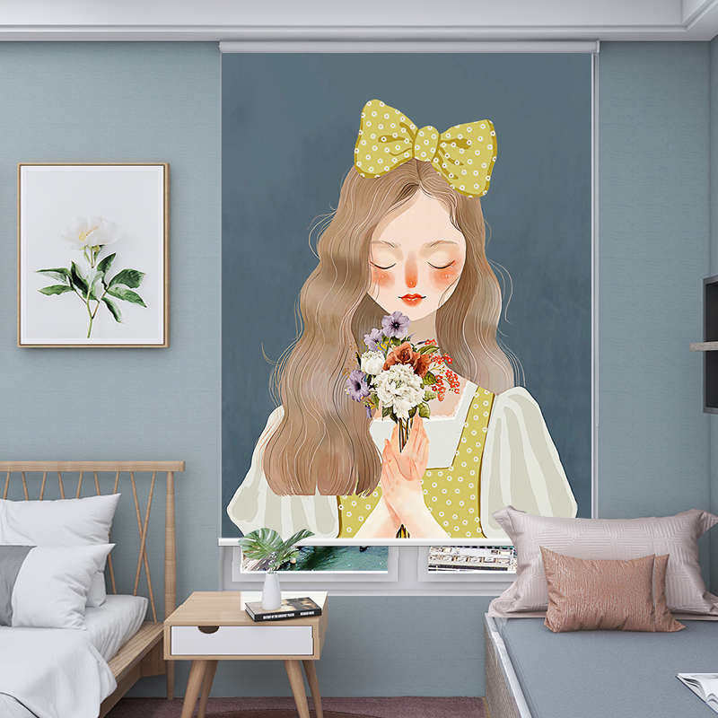 卧室装饰卷帘客厅窗帘自动升降手拉拉窗帘简约百叶浴室防水全遮光,居家布艺,卷帘,淘宝优惠券,粉丝福利购,淘宝优惠卷