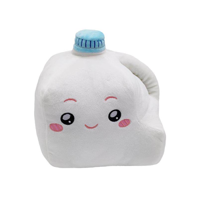 跨境新品MILK PLUSH音乐牛奶瓶lankybox毛绒玩具公仔玩偶仿真奶瓶