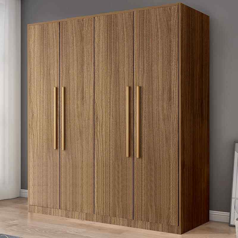 新款直销衣柜家用卧室现代简约出租房用简易衣橱实木小型儿童衣柜