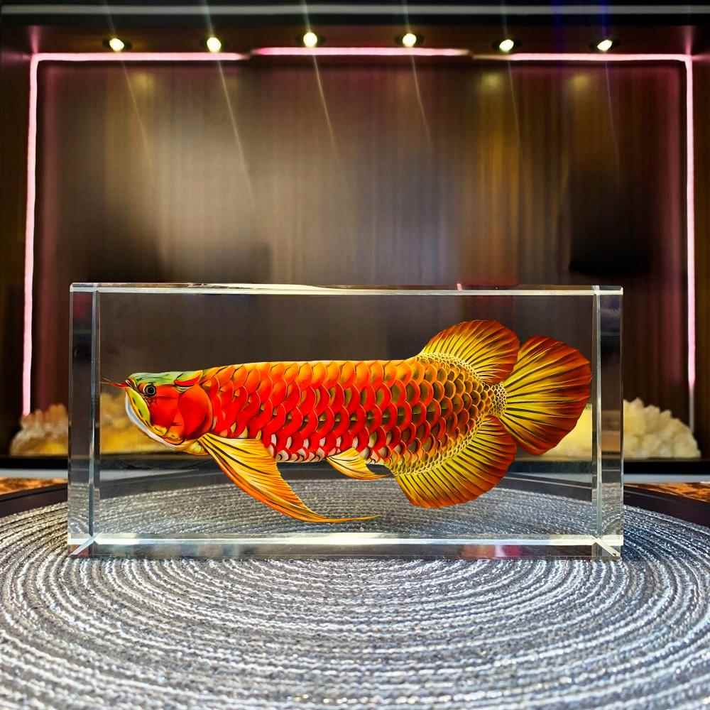 正品内雕运鸡公轻客厅电视柜奢高鸿档水晶白菜摆件酒柜装饰高级工