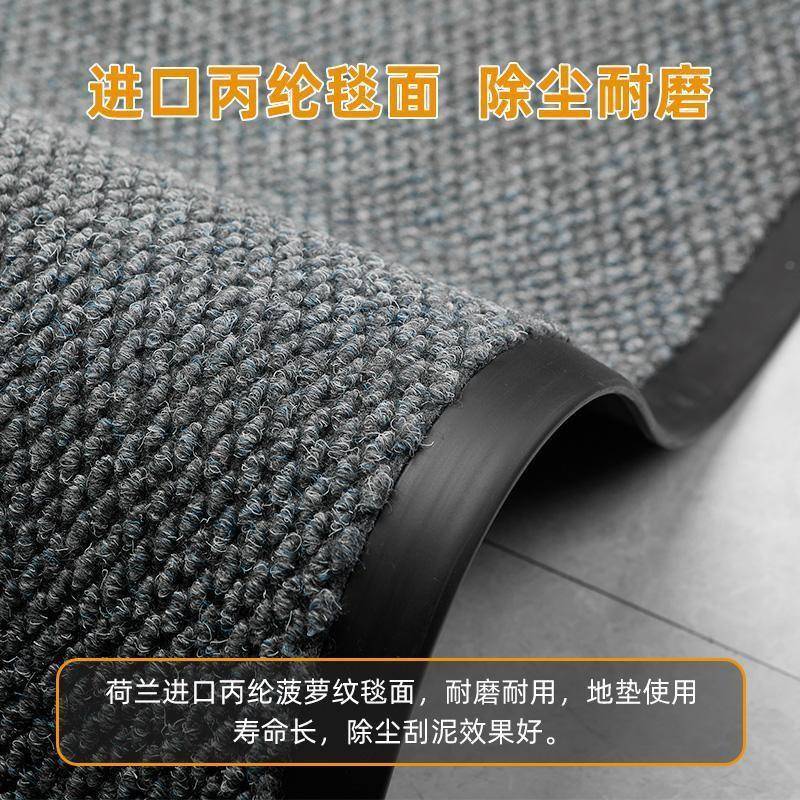 入菠萝纹户门垫门地垫室外脚垫吸迎水防滑垫门前地店铺门毯口商用