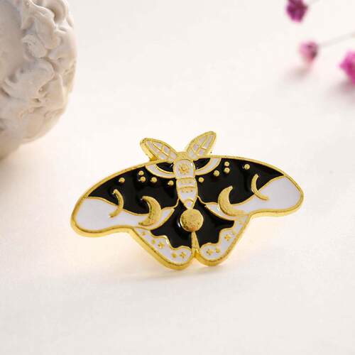 R pin insect personality tend cartoon moth dripping oil broo