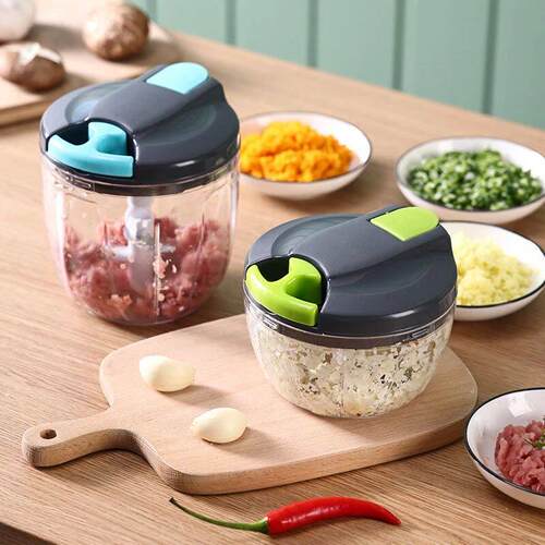 Multi Meat Mincer Garlic Chopper Onion Cutter Rotate Kitchen