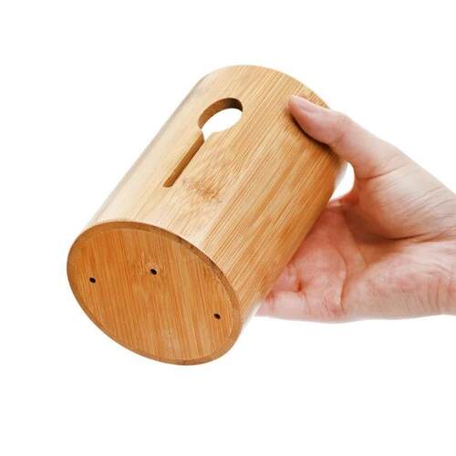楠竹筷子筒多功能餐具收纳筒创意筷子笼篓圆形刀叉竹筒筷子篓