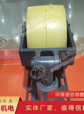 LS30缓冲滚轮罐耳300mm煤矿提升导向轮 双轮滚轮挂耳