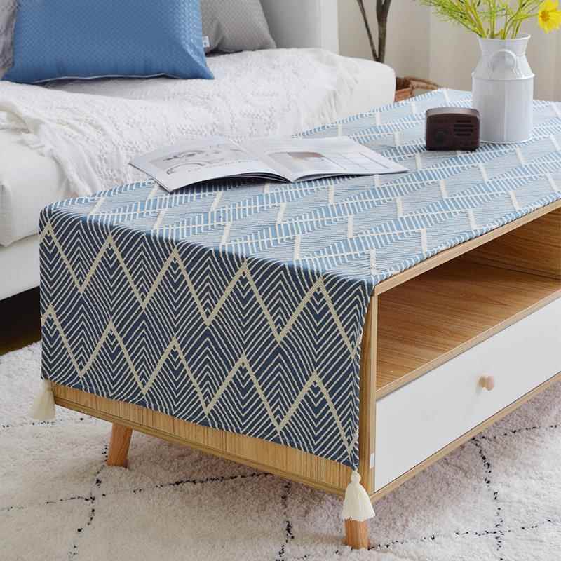 日式茶几桌布北欧风格简约现代电视柜桌布桌布茶几垫2025新款定做