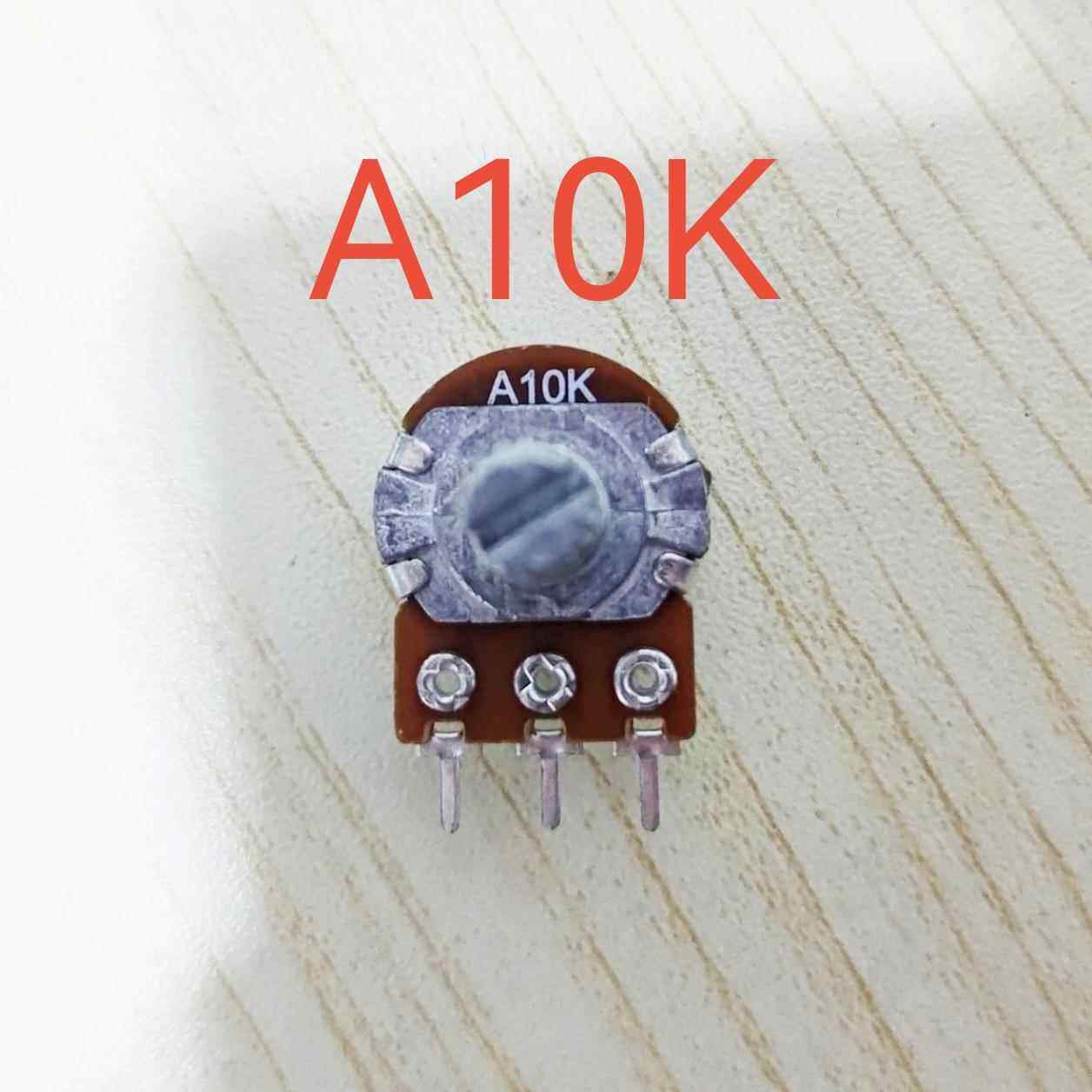 A10K A50K A100K 电位器单联3脚 柄长15MM 20MM,电子元器件市场,电位器,淘宝优惠券,粉丝福利购,淘宝优惠卷