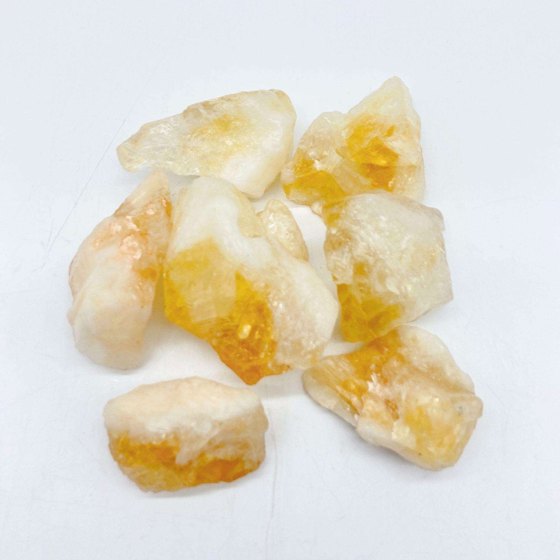 厂家供应巴西黄水晶原石原矿大颗粒不规则多材质可选厂家直销