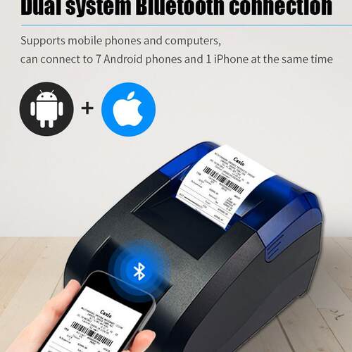 葡萄牙语西班牙语热敏打印机USB58mm票据打印收银小票打印