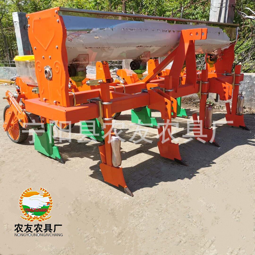 不用人工间苗的玉米精播机悬浮式大豆种植机不用旋耕直接播种