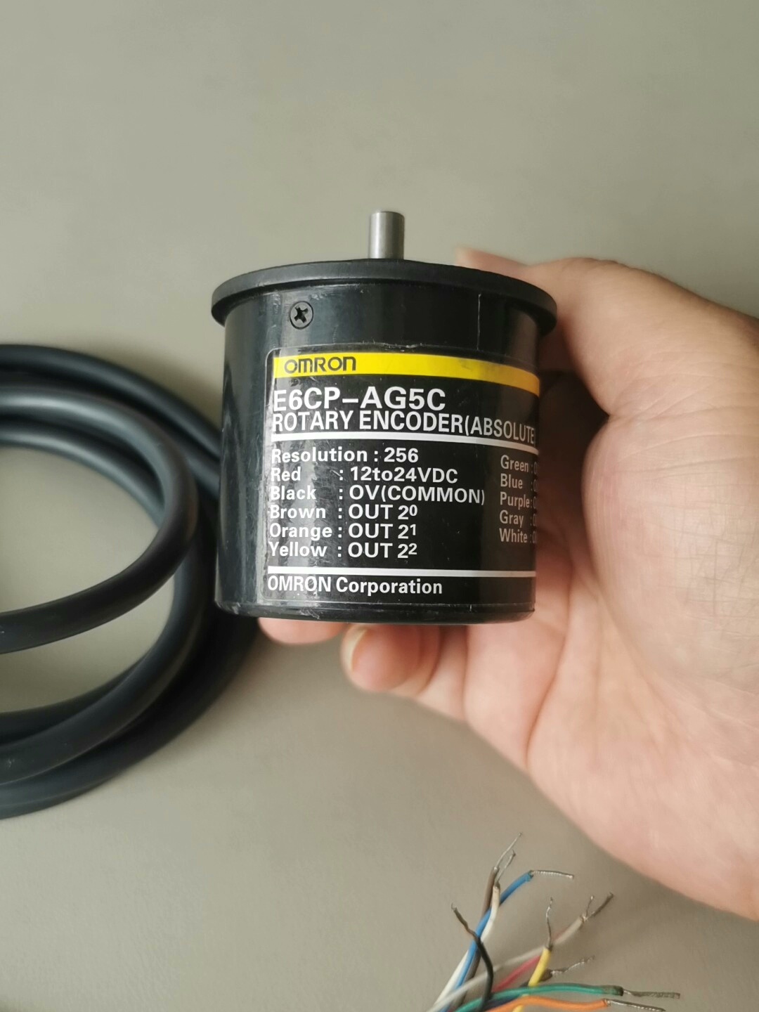 欧姆龙编码器E6CP-AG5C 全新未使用过 实价直接拍