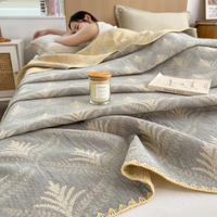 Zhi Su three-layer gauze cover blanket, cotton gauze blanket, multi-functional F5M87567 towel blanket, household bedding sheet function towel blanket thumbnail 5