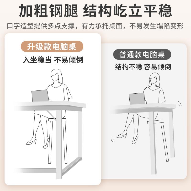 转角书桌L型书架一体桌子学卧室学家生习卧桌办公桌85206式电脑桌