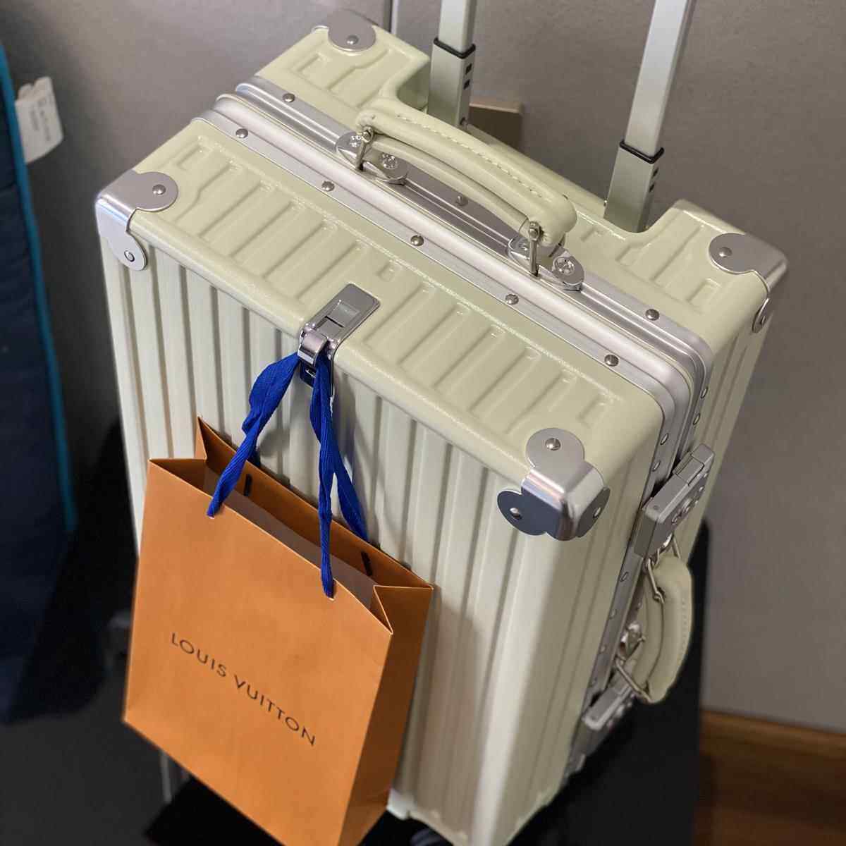 正品麦爱士拉杆箱 万向轮耐旅用李箱ins网红皮箱新款行行箱铝框密