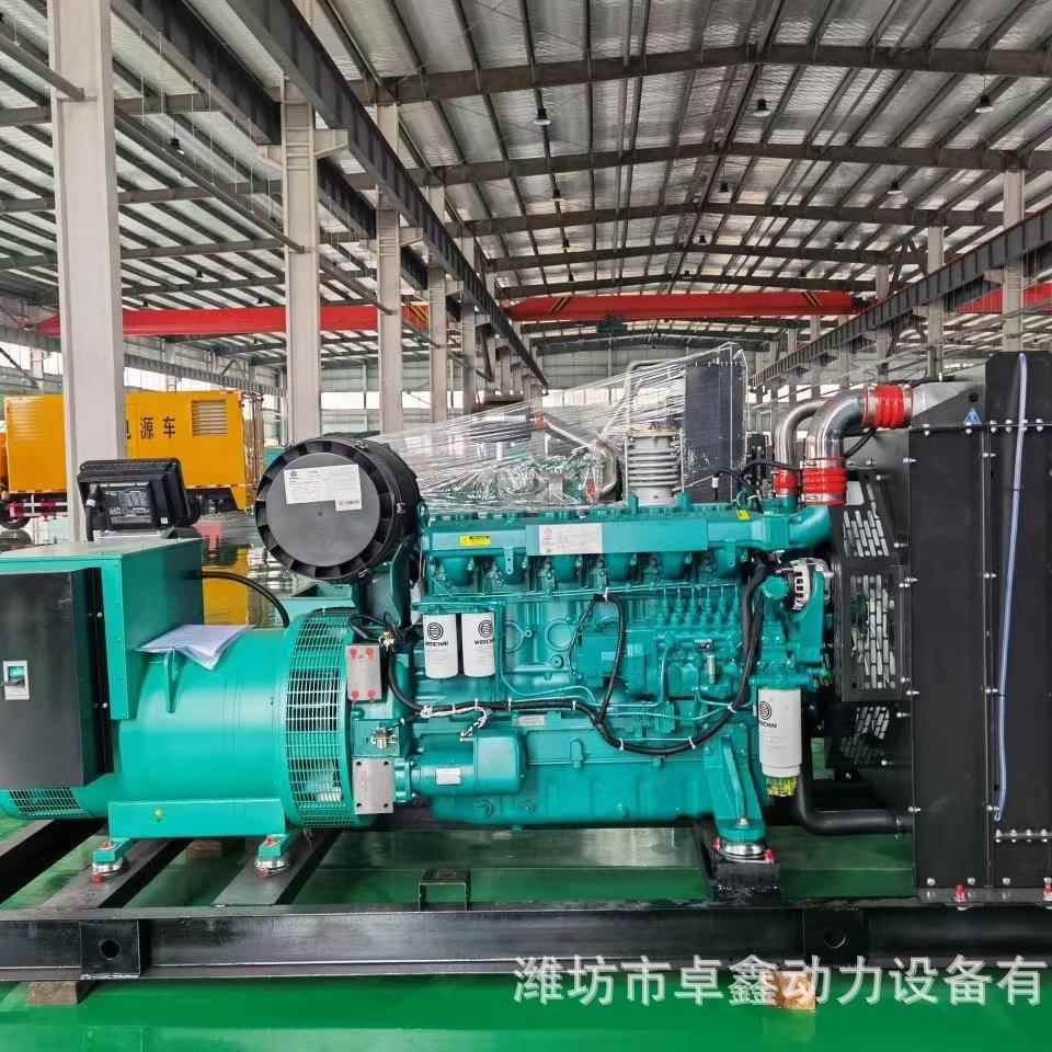 柴油发机组00QUB千3场瓦KW38电0V三相开架静音备用应急养殖备用